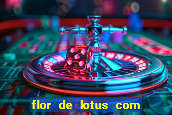 flor de lotus com lua tatuagem